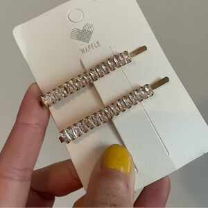 Rhinestone hair clips